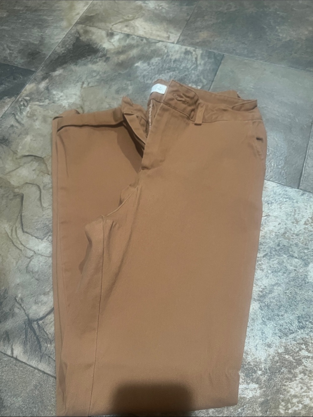 Active USA Cropped Women's Pants in Camel Brown